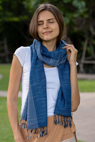 Premium Indigo Scarves