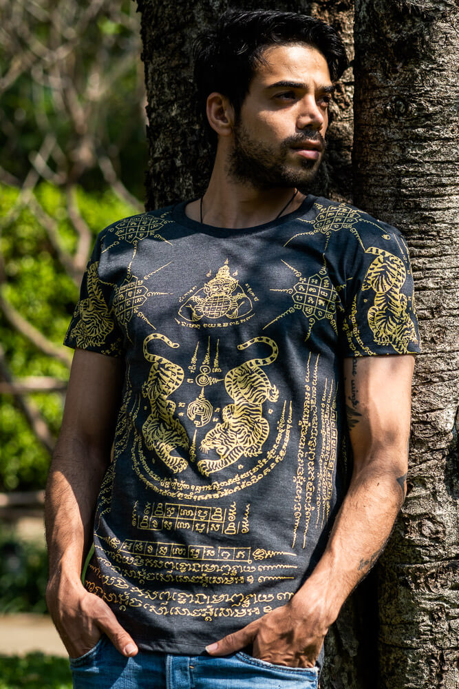 Black Twin Tiger T-shirt Shirts Hippie Pants 