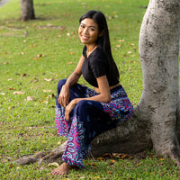 Blue Petal PantsYoga Pants