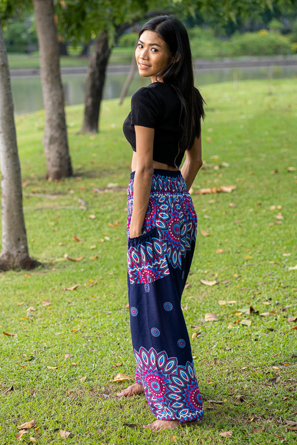 Blue Petal PantsYoga Pants