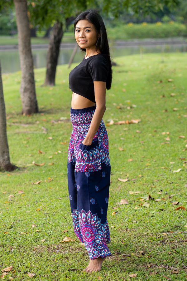 Blue Petal PantsYoga Pants