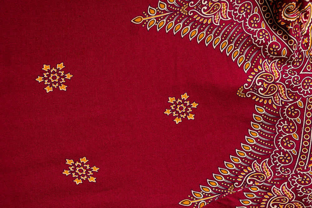 Burgundy Palazzo Star Pants Palazzo Hippie Pants 