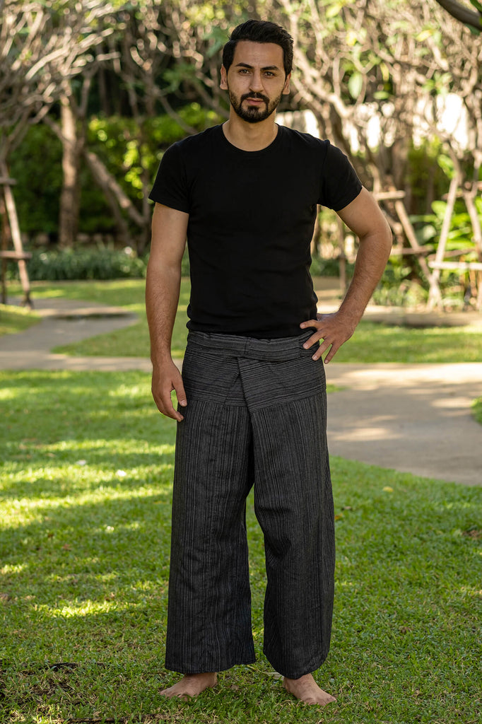 Men's Dark Gray Fisherman Pants