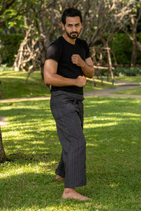 Men's Dark Gray Fisherman Pants