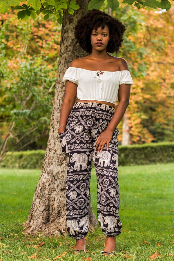 Black Fortune Pants