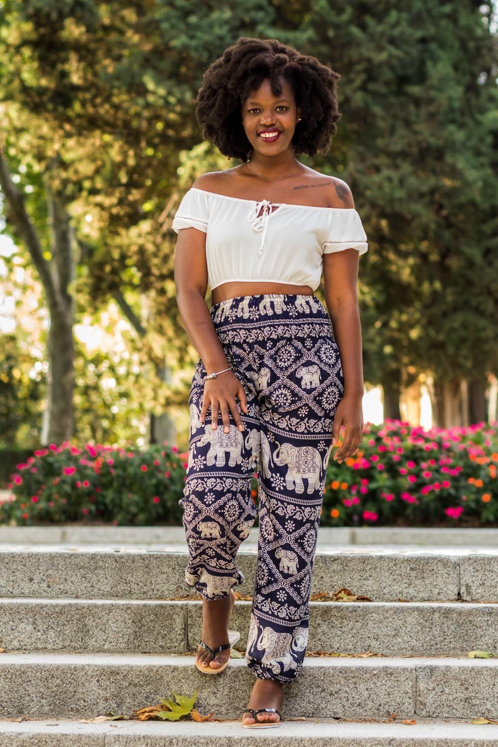 Navy Blue Fortune Pants
