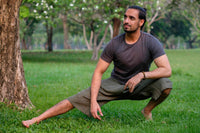 Men's Olive Green 3/4 Fisherman Pants
