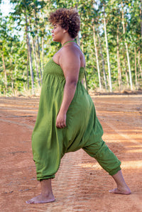Plus Size Olive Green Classic Pants Plus Size Hippie Pants 