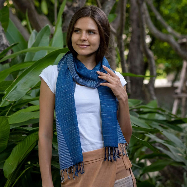 Premium Indigo Scarf Scarves Hippie Pants 