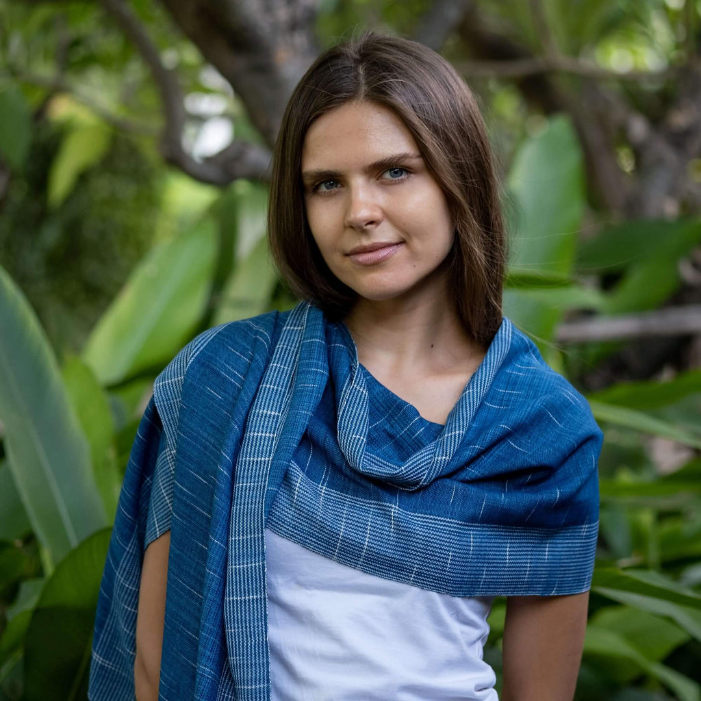 Premium Indigo Scarf Scarves Hippie Pants 