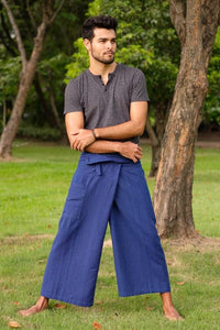 Men's Royal Blue Fisherman Pants