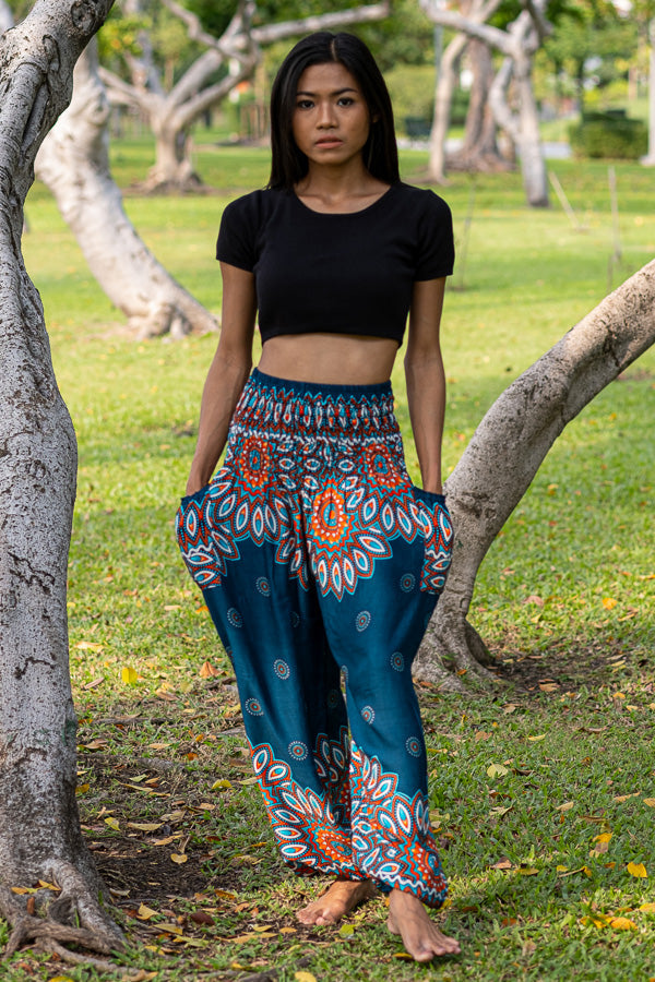 Teal Petal PantsYoga Pants