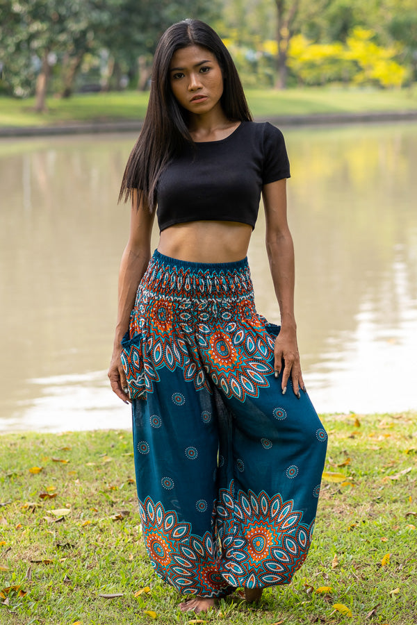 Teal Petal PantsYoga Pants