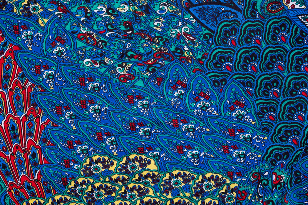 Teal Ripple Palazzo Pants Palazzo Hippie Pants 