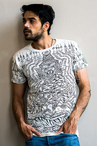White Hermit T-shirt front