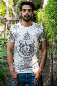White Twin Tiger T-shirt Shirts Hippie Pants 