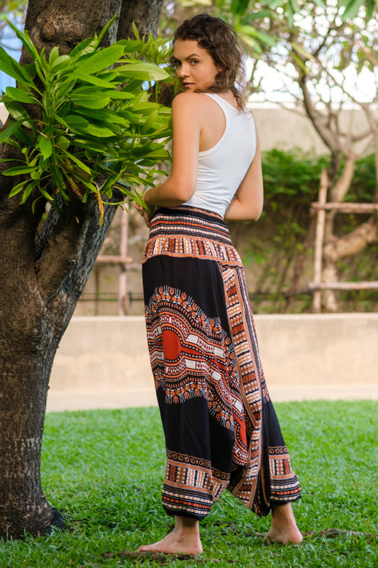 Black Thai Hippie PantsHarem Pants