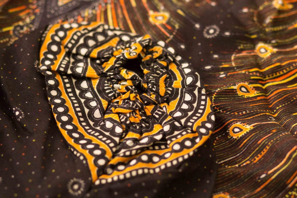 Black Peacock Pants