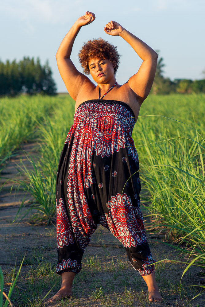 Plus Size Black Lotus Pants Plus Size Hippie Pants 