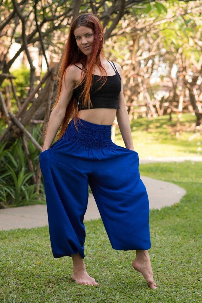 Dark Blue Crystal Pants