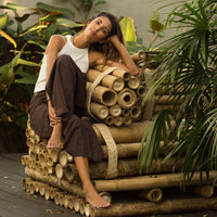 Brown Fisherman Pants