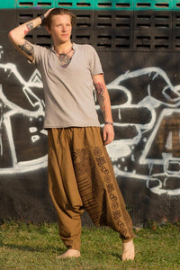Brown Om Pants