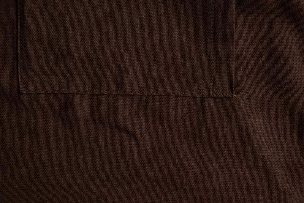 brown baggy pants close up