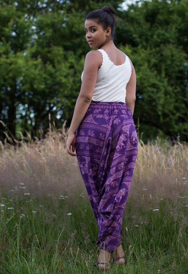 Purple Elephant Pants