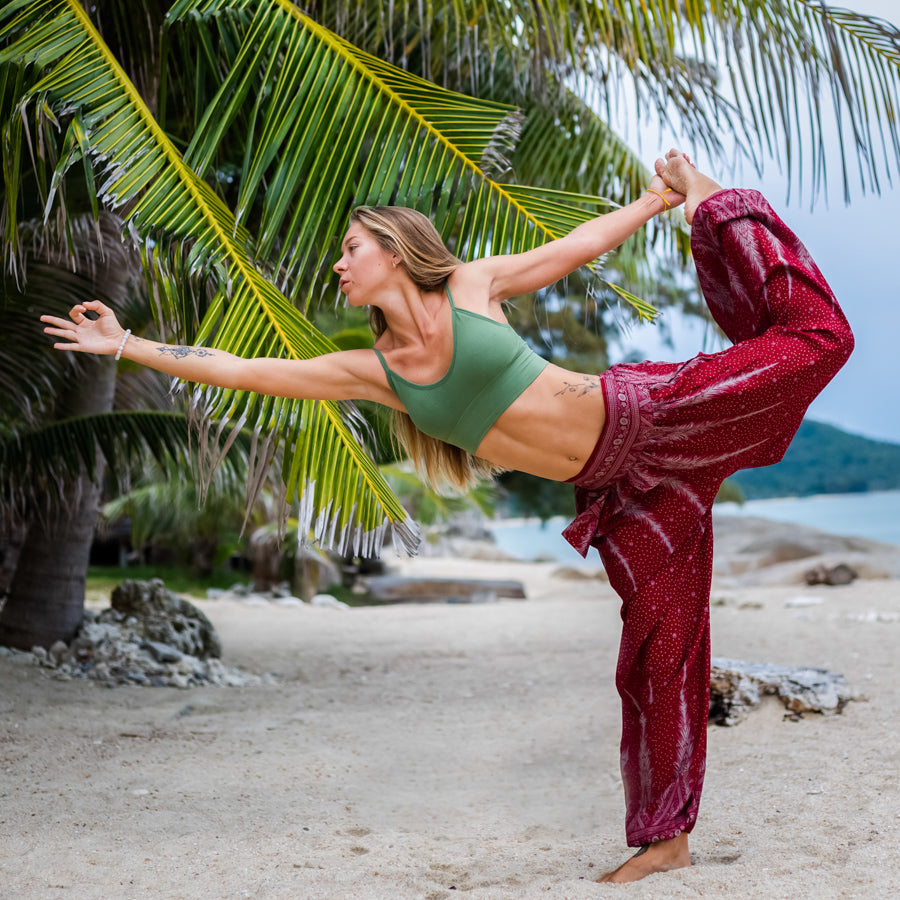 Red Feather PantsYoga Pants
