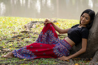 Red Lotus PantsHarem Pants