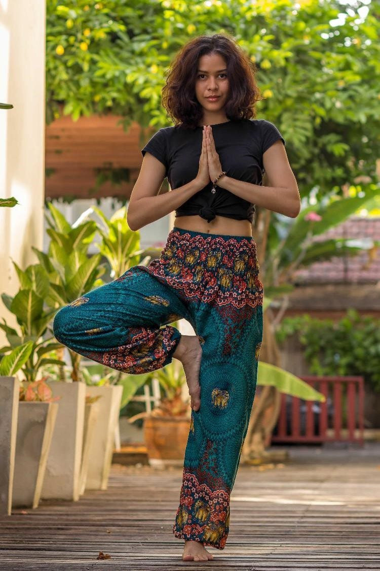 Pantalones Chang Turquesa